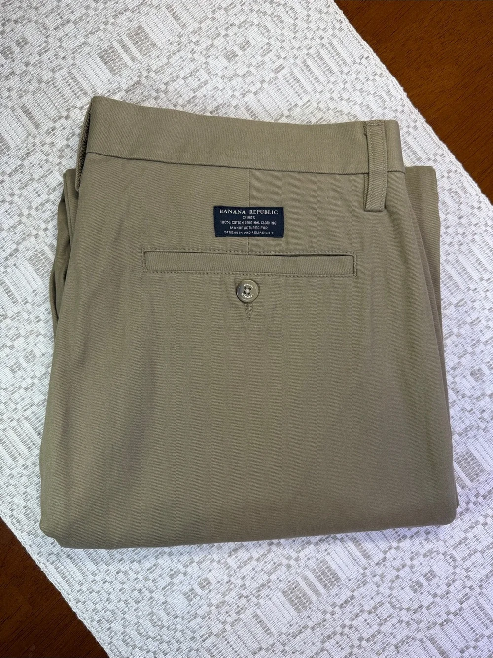 Men's Khaki Casual Chinos